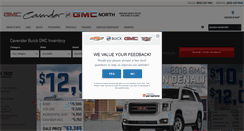 Desktop Screenshot of cavenderbuickgmc281.com