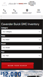 Mobile Screenshot of cavenderbuickgmc281.com